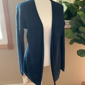 Blue cardigan